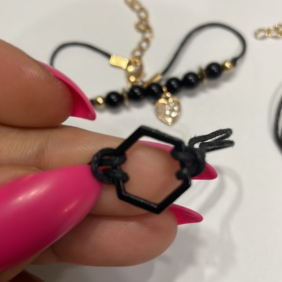 Bohemian Black And Gold Mix And Match Bracelets - Picture 4 of 9